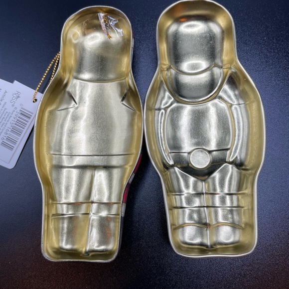 Vintage Russ Barrie Tin Tree Ornament Made in England - Tags still attached! - Picture 3 of 3